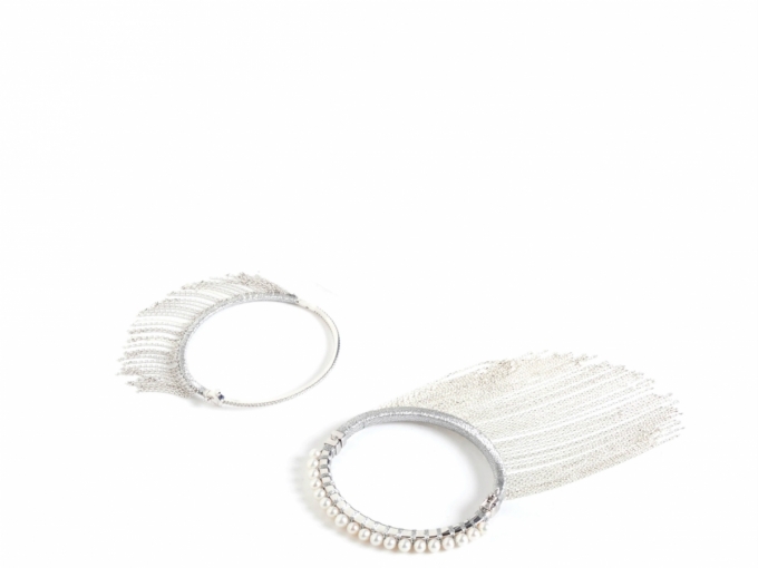 simon alcantara ブレスレット　バングル　パール simon alcantara ブレスレット バングル パール パールバングル