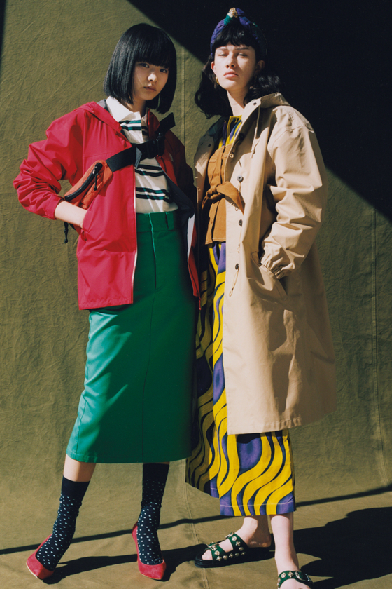 アウトドアのミックススタイル