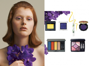 パープル イエローの黄金比 まなざしに 思いがけない配色の妙 ビューティ特集 Spur