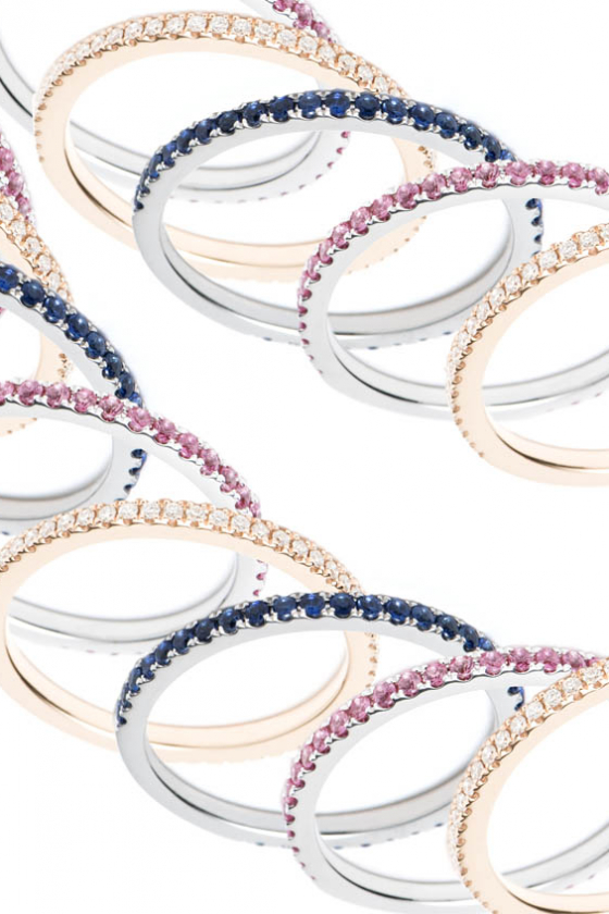 オーからイエローゴールド、ピンクゴールドを用いた新作が登場。期間限定ポップアップストアも