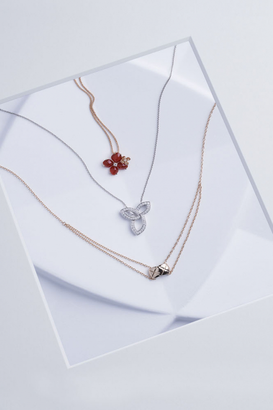 自分だけのラッキーチャームにしたい、モチーフネックレス