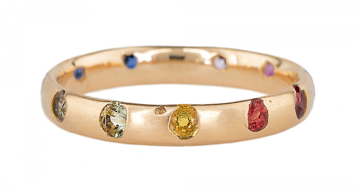 POLLY WALES ポリーウェールズホワイトゴールドホワイトサファイア