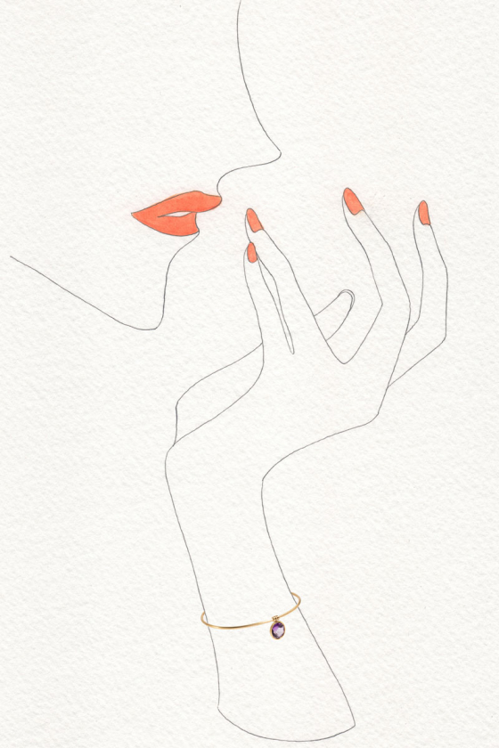 #51 カラーストーンをミニマルに楽しむブレスレット【リア・ディ・グレゴリオ】