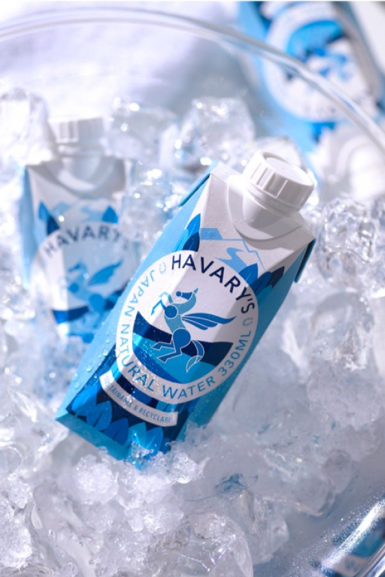 紙パックの水で脱プラスチックの第一歩を！「ハバリーズ ジャパン ナチュラル ウォーター」発売