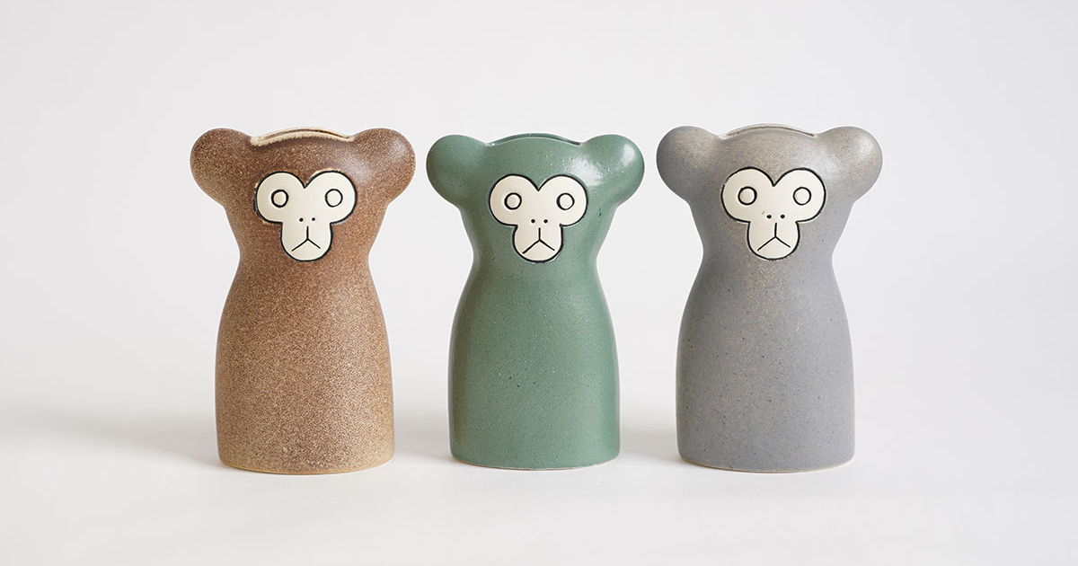 日々の暮らしに潤いを。鹿児島睦デザインによる動物の花器シリーズ「En
