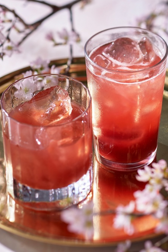 店内に咲く桜を眺めながら、桜のドリンクを堪能。「Hanami at bills」、国内全8店舗で開催