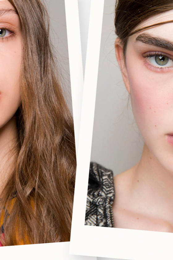 ピンクorオレンジ？　冬のワントーンメイクが新鮮！