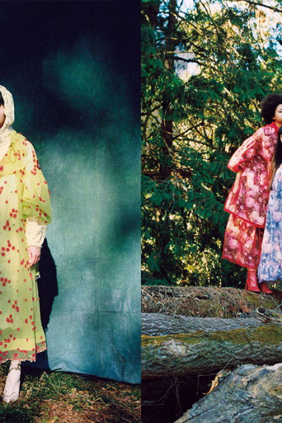 【4 MONCLER SIMONE ROCHA】森でささやくダーク・ロマンス