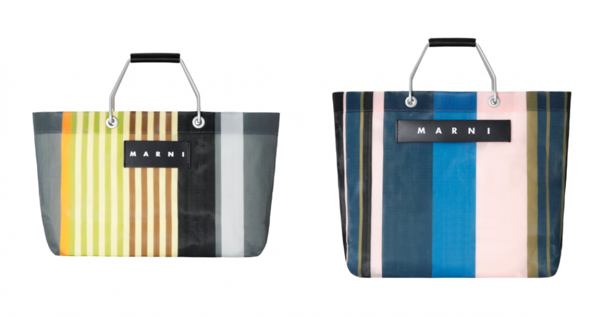 MARNI 定番トートバッグ ナイトブルー かこう 