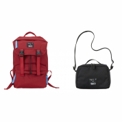 アニエスベーがアウトドアブランド、バッハとのコラボレーションアイテムを発売