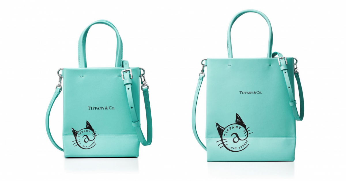 ティファニー＠キャットストリート」限定のレザーバッグが2つのサイズ