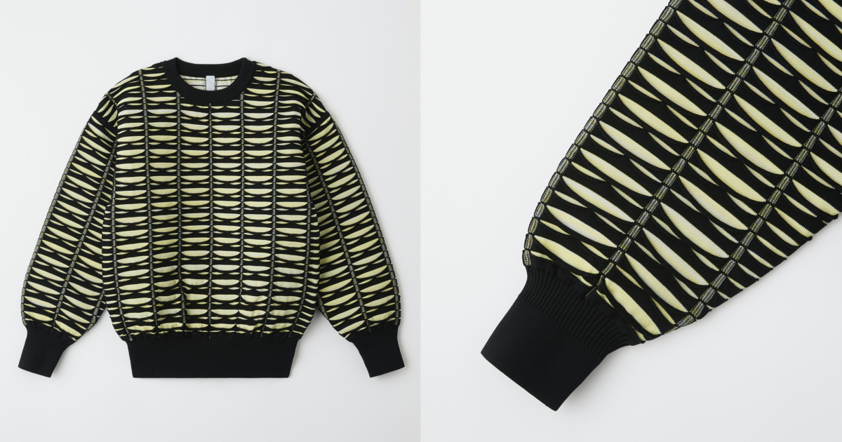 希少 CFCL FACADE KNIT TOP ブラック トップス 1 短丈（まるで