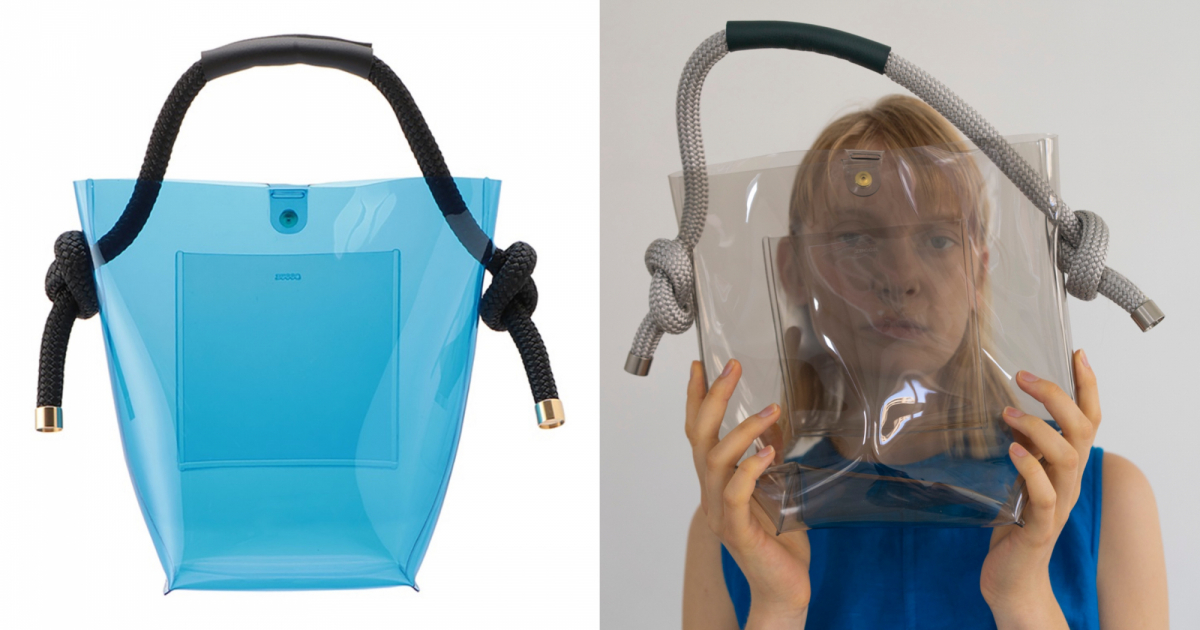 ズッカから、マリンテイストのビニールバッグが3色で登場 