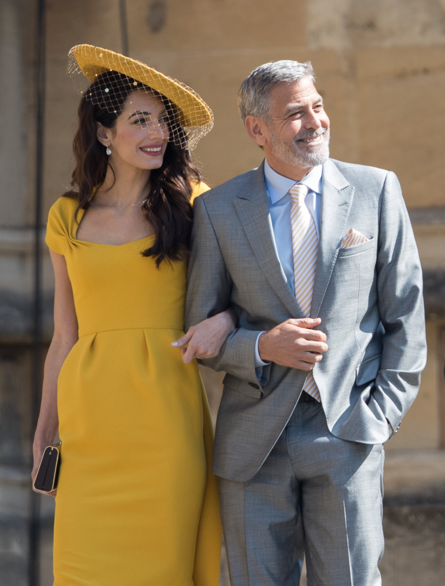 メーガン妃&ヘンリー王子のロイヤルウェディングに出席したジョージ&アマル・クルーニー夫妻
