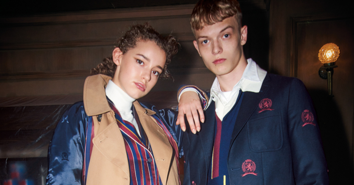 ジャケット Tommy×Zendayaモノグラムプリントブレザー ジャケット Tommy×Zendayaモノグラムプリントブレザー