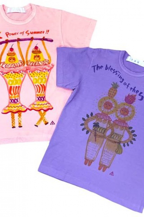 まるで夏の妖精？ タオからアーティストユニット、コージー ファクトリーによる描き下ろしプリントTシャツが発売
