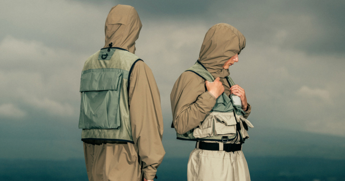 Snow Peak × TDS Fishing Vest コラボベスト黒