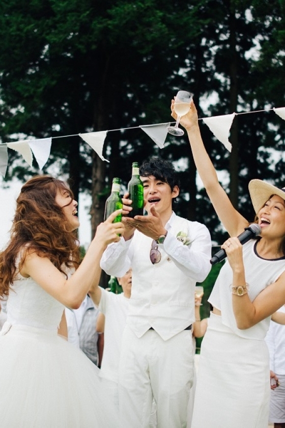 ふたりの想いが伝わる演出で、唯一無二の一日を