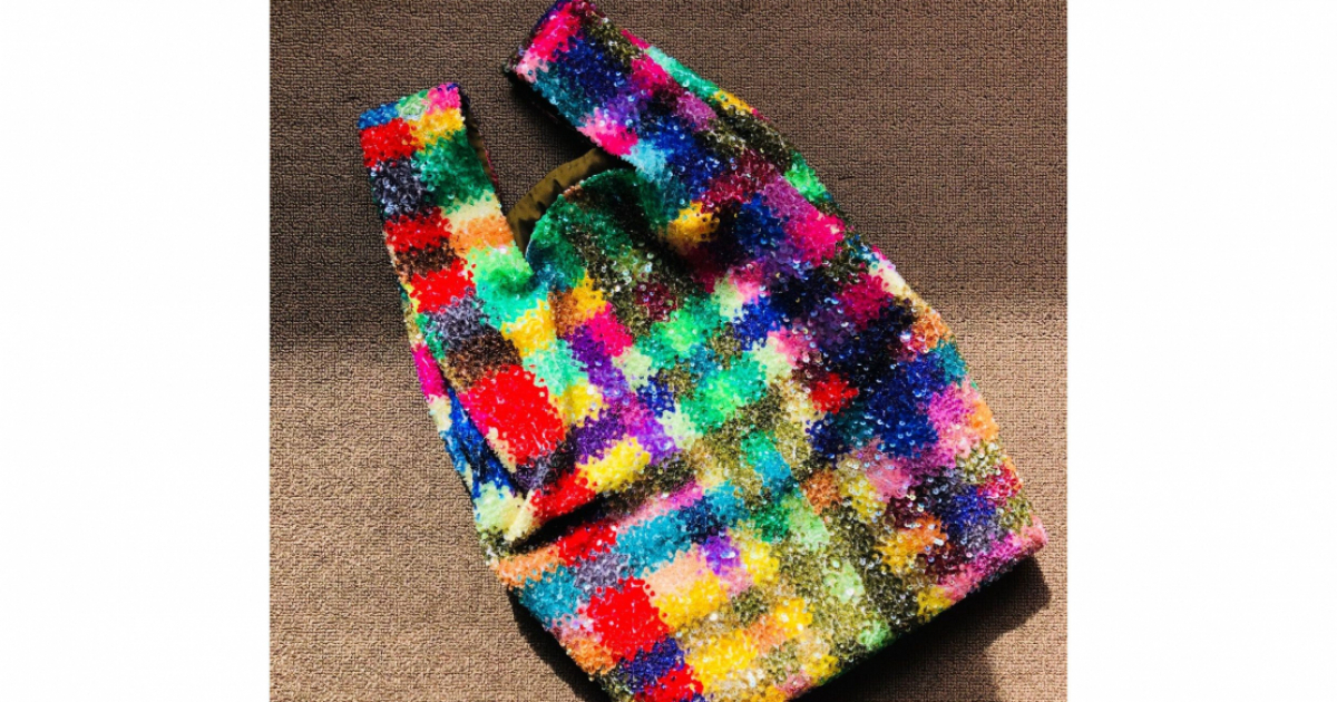バッグ（ASHISH）ゼブラ柄 持つだけでハッピー！ ASHISHのキラキラバッグ - スモールグッド